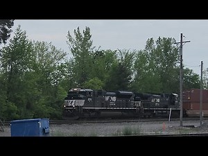 NS SD70M-2 2770 Leads a NS Intermodal in Berea, Ohio!