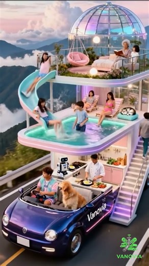 Luxury on Wheels: The Ultimate Triple Deck RV of the Future #dreamrv #nextgenrv