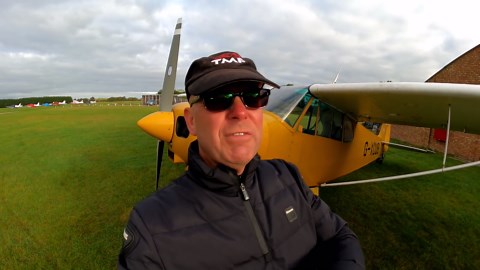 Piper Supercub Going Solo! - Flying out of the circuit for the first time in the PA-18 Supercub
