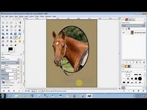 make your own signature brush using Gimp