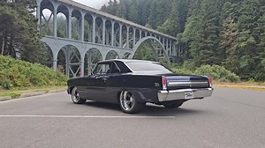 Our 1967 Chevy II ProTouring build that features full Detroit Speed suspension, a custom Wegner Automotive LS engine, and FORGELINE wheels. #chevyii #chevynova #novascene #protouring #protouringnova #protouringnova #lsengine #detroitspeed #forgelinewheels #dreamcar #metalworks #metalworksspeedshop | Metalworks Classics & Speed Shop