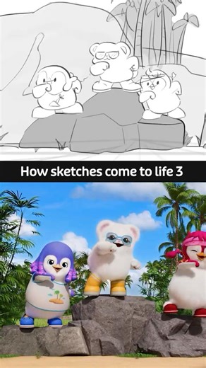 🎬 BEHIND THE SCENES - FROM SKETCH TO SCREEN! #shorts #bts #behindthescenes