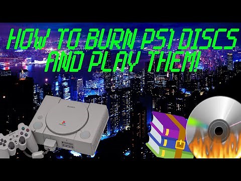 How to burn PS1 Games and play them! Tutorial