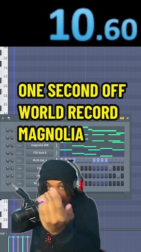One Second Off Playboi Carti Magnolia World Record