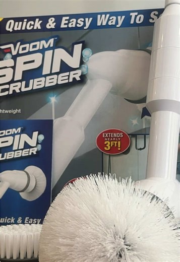 I was really excited to try the Voom Spin Scrubber as a part of the Life Hack Collective group! @Ontel Products Life hack is right! Have you ever wanted to do anything less then use all your elbow grease to clean the showers and sinks in your home?! Well, this is the solution. Press a button and let this incredible gadget do all the hard work for you! I paired my spin scrubber with some Barkeepers Friend for maximum scrubbing power and my sink was shining after just a minute or two of scrub time