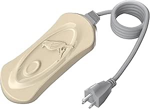 Bird Bath Heater for Outdoors in Winter, Pond De-icer 80 Watts Birdbath Deicer Water Heater Durable Birdbath Heater for Winter with Aluminum Base Waterproof & Thermostatically Controlled Saving Energy