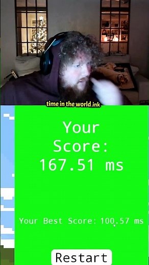 I Got The Fastest Reaction Time World Record! #caseoh #caseohclips #funny #viral #memes
