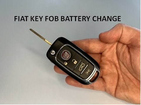 Fiat 500L 500X Key Fob Battery Replacement