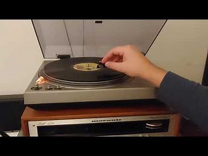 Technics SL-1300 turntable demonstration