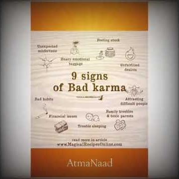 9 signs of bad karma you should never ignore.