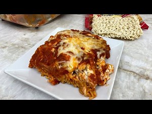 TikTok Ramen Lasagna