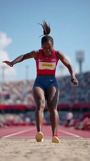 Women’s Long Jump Competition Highlights Amazing | #shorts