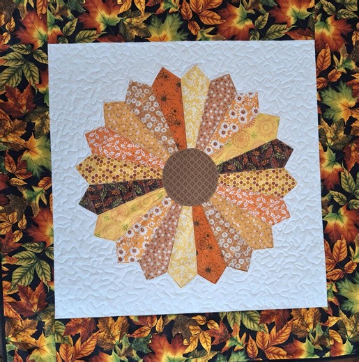 Fall/autumn Quilted Table Topper-sunflower-dresden-thanksgiving-cottage Core-farmhouse 30x30 Inches - Etsy