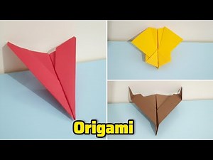 How to Fold an Origami Rocket & Simple Paper Airplane (Perfect for Beginners!)