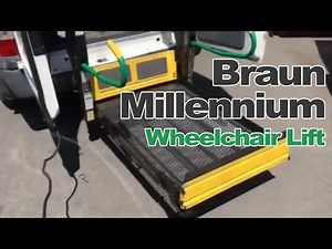 Braun millennium wheelchair lift Ford Transit