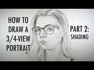 How to Draw a 3/4-View Portrait (Part 2: Shading)