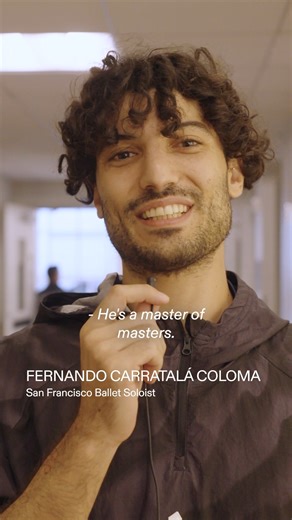 Forsythe is in the house! The dancers stepped into the Forsythe Fangirl Confessional and told us what they love most about working with him. Onstage one week from today: https://bit.ly/4suzVe0 | San Francisco Ballet