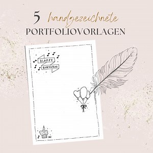 Portfolio Templates for Children's Folders - Etsy