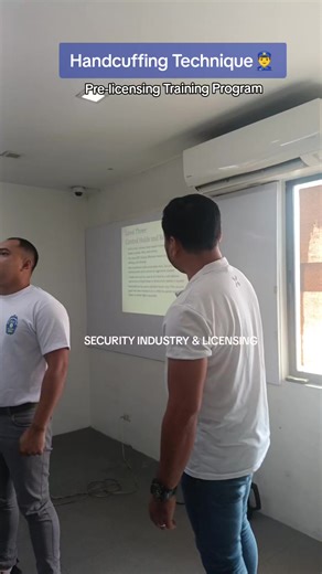 "Practical Exercises on Handcuffing Technique" with our PLTC students ...