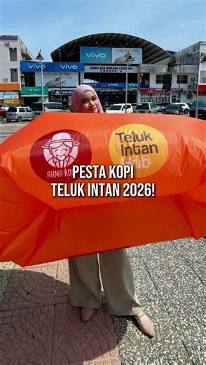 Orang Teluk Intan! Sekarang sedang berlangsung acara Pesta Kopi Teluk Intan oleh @KAFE AHMA KOPI & friends di tapak Menara Condong! Jangan lupa datang, hari ni je tau! @Zarinah Kamaldeen @Kopi Cap Arnab @Gram. @DIMSUM TELUK INTAN @KUEH DELIGHT @mitsu ⟡ matcha @Nor Liza(House of dessert ) @SYMN Balance F&B @Studio Tech Lab @SlurppCorner dan banyak lagi! #fyp #telukintan #lokal #pestakopi
