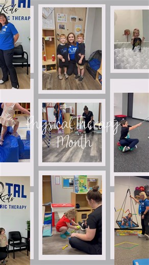 14 reactions | October is Physical Therapy Month! 冀 We’re celebrating our amazing pediatric PTs who help little ones move, play, and grow stronger every day! ✨ From first steps to big jumps, our PTs turn hard work into happy smiles. Here’s to the power of movement and to helping every child reach their full potential!  #PhysicalTherapyMonth #physicaltherapy #pediatrictherapy | TOTAL Kids Pediatric Therapy | Facebook