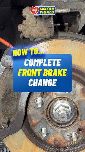How To Change Brake Pads and Discs - FULL FRONT BRAKE CHANGE #brakes #brakepads #brakediscs #carmaintenance #mymotorworld
