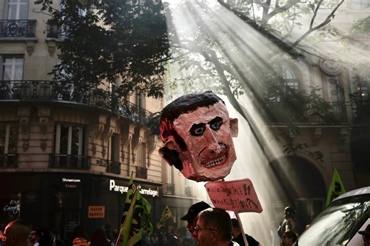 French unions lead massive strike over budget policies and anti-Macron anger