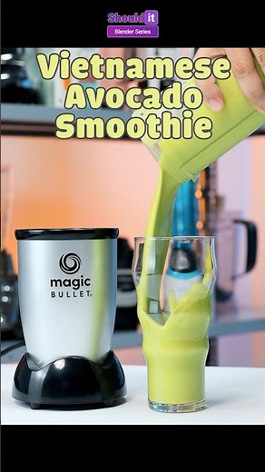Vietnamese Avocado Smoothie 🍵 Made with Magic Bullet!