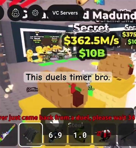 Y’all think the duels timer is good? I think it’s good js it’s so rage bait