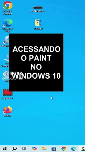 Como Acessar o Paint no Windows 10