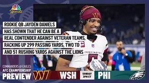 NFC Championship preview: Commanders at Eagles