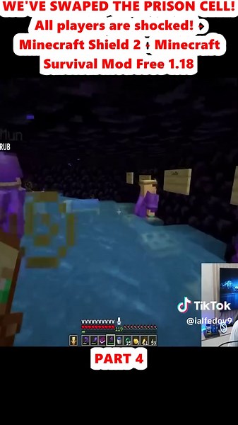 WE'VE SWAPED THE PRISON CELL! All players are shocked! - Minecraft Shield 2 - Minecraft Survival Mod Free 1.18 (4)
