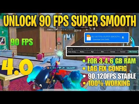 90 & 120 FPS BEST GFX TOOL FOR BGMI/PUBG | Unlock 120 & 90 FPS Best Gfx Config for Pubg & bgmi 4.0
