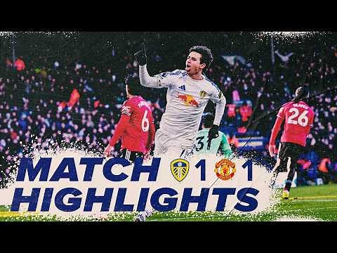 Leeds United 1-1 Manchester United | Premier League highlights | Seven games unbeaten for Leeds