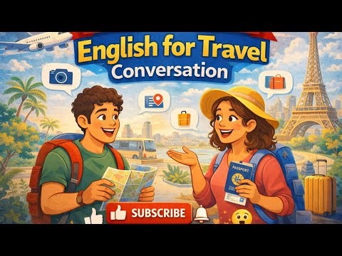 English for Travel Conversation | Speak English at the Airport, Hotel & Restaurant