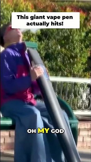 Giant Vape Pen Oliver Tree #shorts