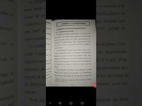 Processus de management : Planification