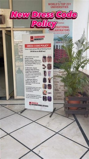 New Dress Code Policy in Chandigarh University.