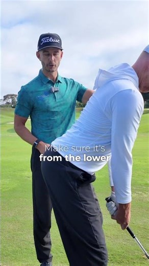 Better Posture = Better Turn #golfswing #golftips