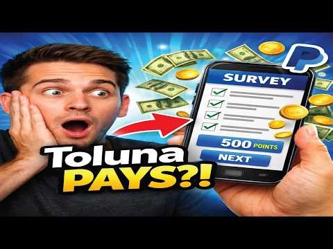 Earning Rewards Online Toluna