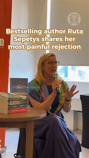 Fully Booked hosted its first in-person #FullyBookedChats for the year with bestselling author Ruta Sepetys 🧡 | When In Manila