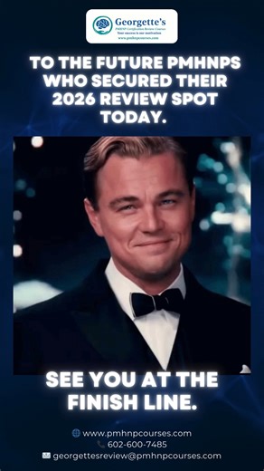 📣Check out the full schedule and sign up today at www.pmhnpcourses.com. Courses are now available through Dec 2026. Secure your preferred date now! 💻 While our course calendar is open through December 2026, early enrollment allows you to fast-track your certification and enter the field with confidence. Don't leave your prep until the last minute. Start sooner, pass sooner. 📞 Have questions? Call us at 602-600-7485 or email us at georgettesreview@pmhnpcourses.com for any inquiries. . . . . #A