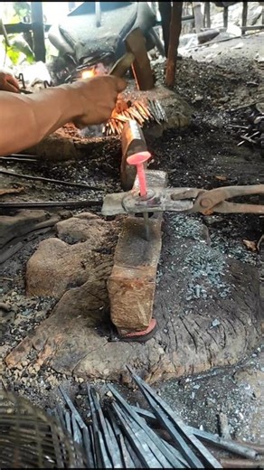 INSANE Blacksmith Anvil Forging – Turning Scrap Iron Into a Powerful Anvil #foryou #metalwork