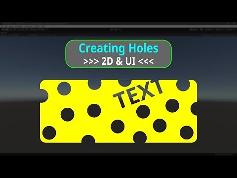 Creating Hole in 2D sprites and UI images | Stencil Testing | UI/Default Shader | Unity Game Engine
