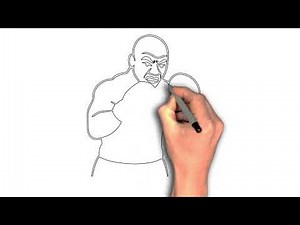 How to Draw a Stylized Boxing Legend (Tyson-Inspiredmake tyson