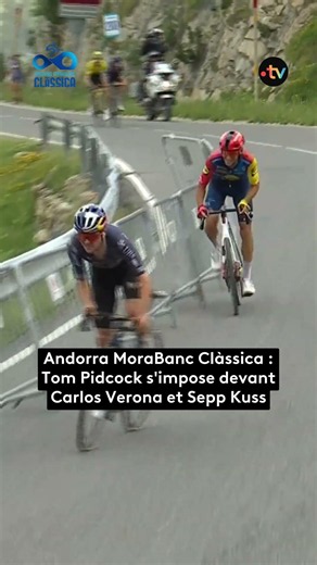 Tom Pidcock Wins the Andorra MoraBanc Clàssica. #andorramorabancclassica