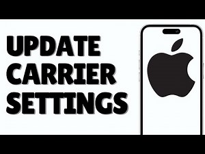 How to Update Carrier Settings on iPhone