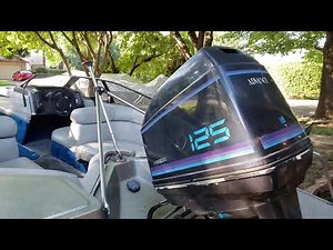 Back to the Future boat!! 1987 Bayliner Cobra 125 force outboard motors