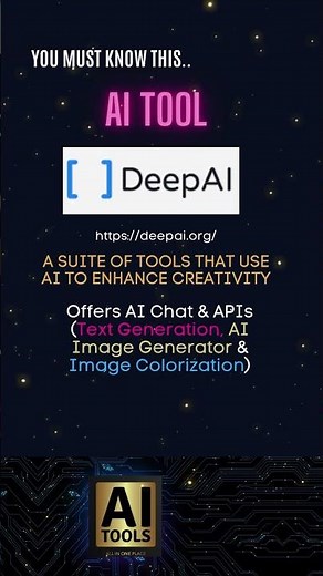 DeepAI - AI Tool for Chat, Image Editing/Generating, Generating Text [Artificial Intelligence]