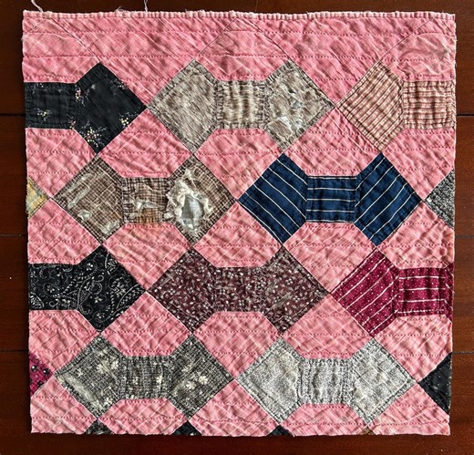 Vintage Antique Primitive Handmade Patchwork Cutter Feedsack Quilt Block to Repurpose and Upcycle for Farmhouse Home Decor and Crafting. - Etsy